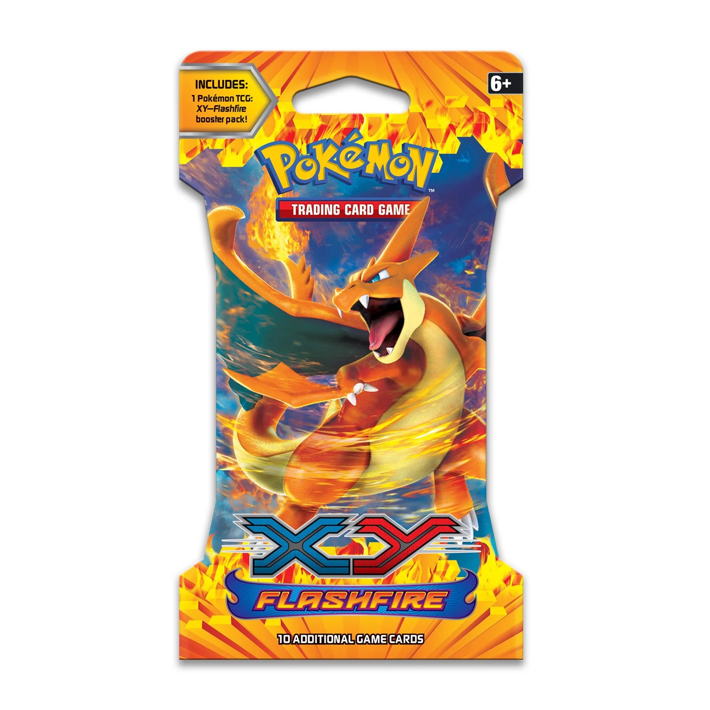 Pokemon Center Pokã©Mon TCG: XyâFlashfire Sleeved Booster Pack (10 Cards)