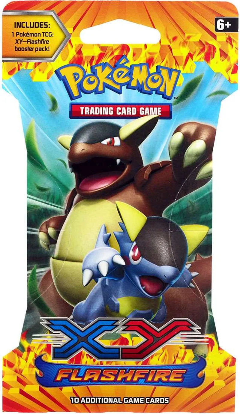 Pokemon Center Pokã©Mon TCG: XyâFlashfire Sleeved Booster Pack (10 Cards)