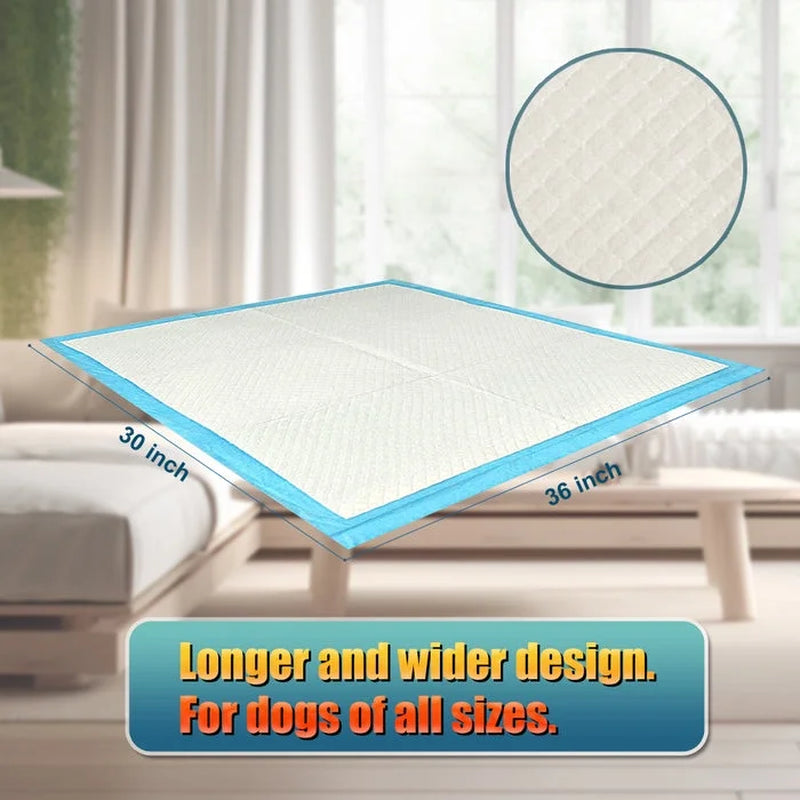 150 Count Small ( S 17" X 24") Super Absorbent Dog and Puppy Training Pads, Pet Diaper Pee Pads for Small-Sized Dogs like Bulldog, Chow Chow, Border, Collie, Husky and so On