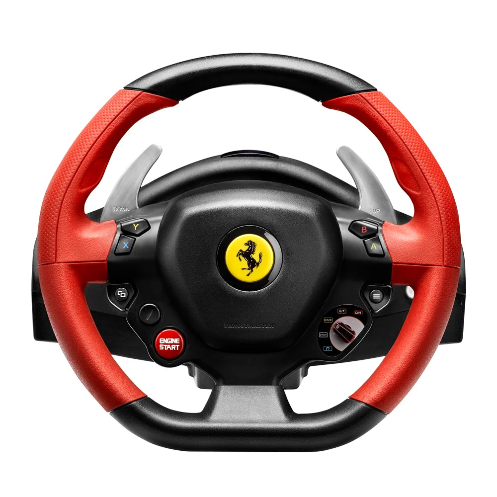 Ferrari 458 Spider Racing Wheel, Red & Black