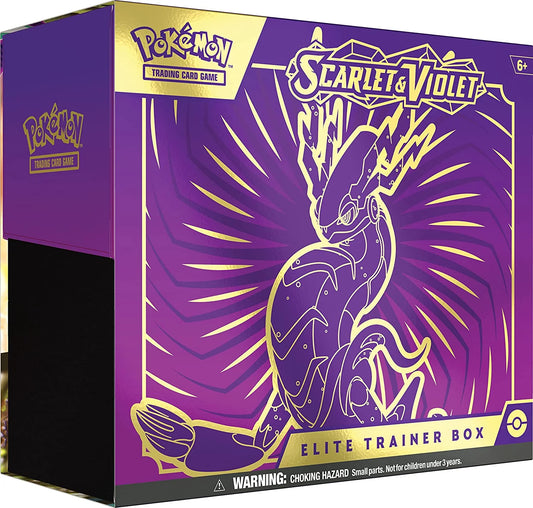 Pokemon Trading Card Game: Scarlet & Violet Elite Trainer Box - Easy to Play (Red or Purple)