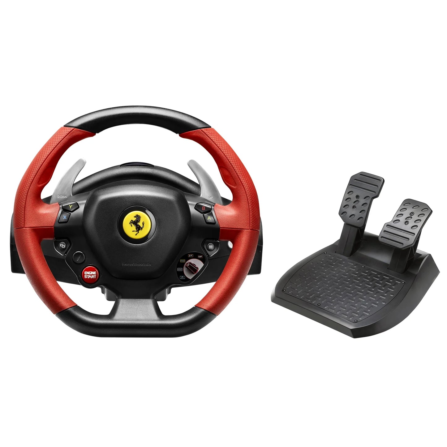 Ferrari 458 Spider Racing Wheel, Red & Black