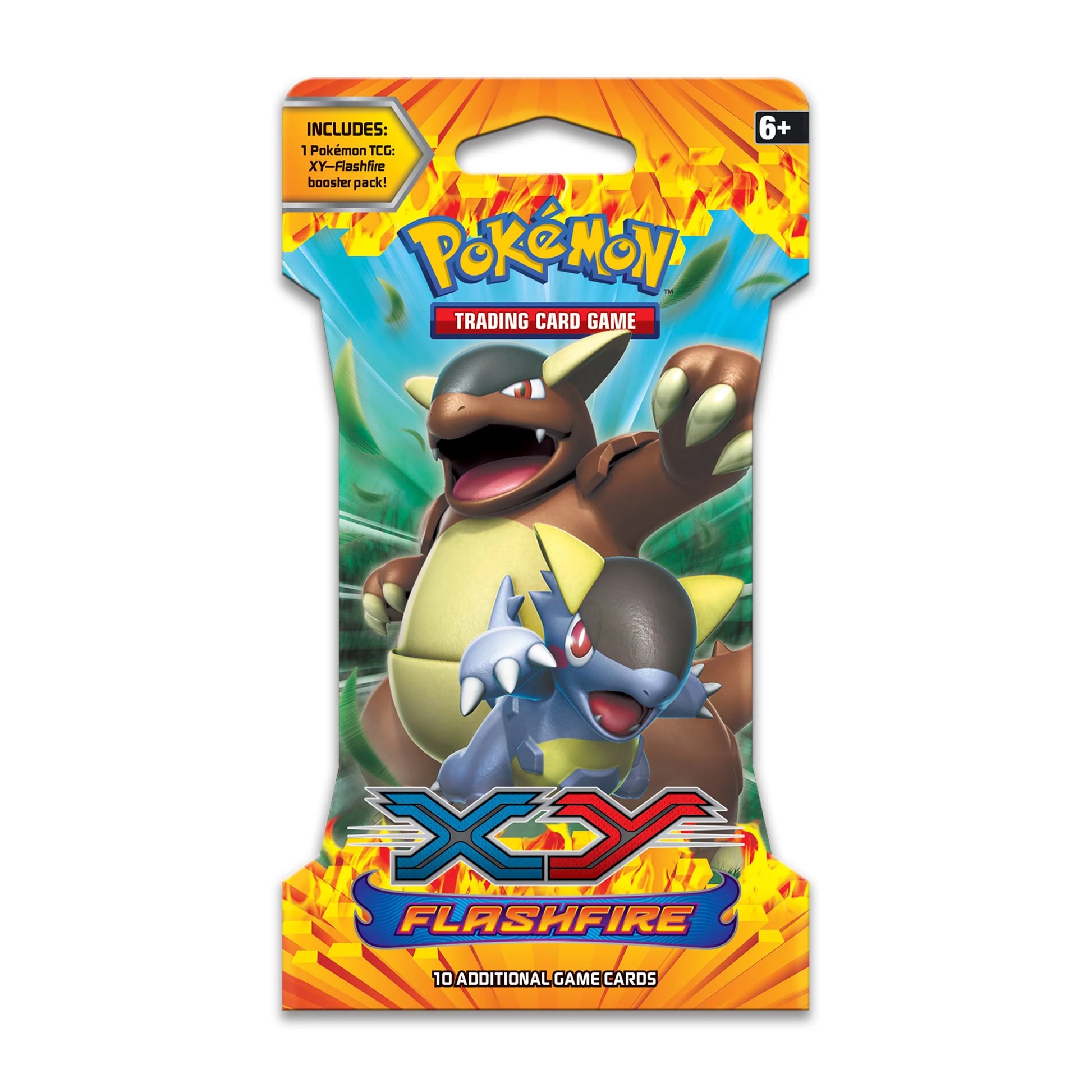 Pokemon Center Pokã©Mon TCG: XyâFlashfire Sleeved Booster Pack (10 Cards)