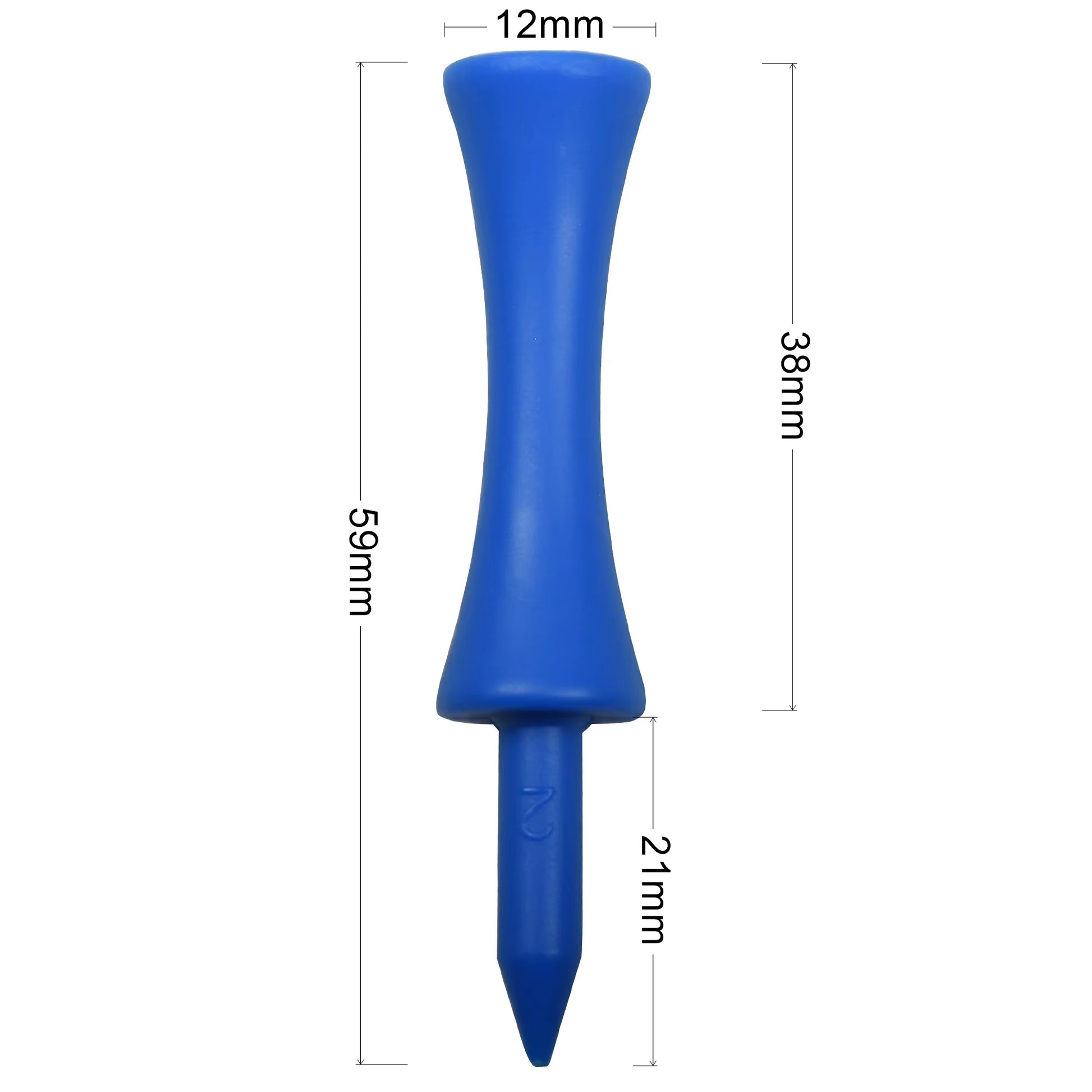 50Pcs Professional 59Mm Golf Tee Golf Supplies New Golf Practice Products Golf Accessories Golf Limit Nail Plastic Ball Holder